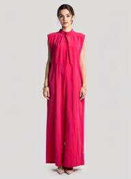 Salopetă-pantalon roz MANGO femeie