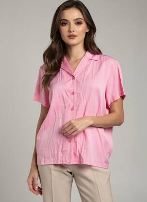 Cămașă roz VERO MODA femeie