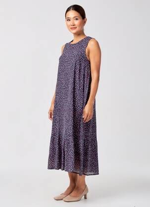 Rochie lungă albastru OPUS femeie