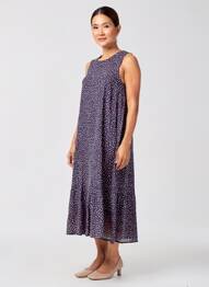 Rochie lungă albastru OPUS femeie