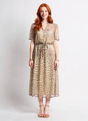 Rochie scurtă maro VERO MODA femeie