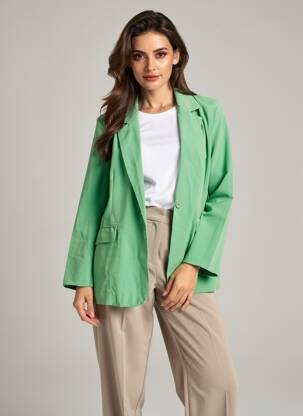 Sacou verde JACQUELINE DE YONG femeie