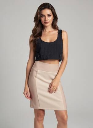 Top negru MANGO femeie