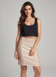 Top negru MANGO femeie