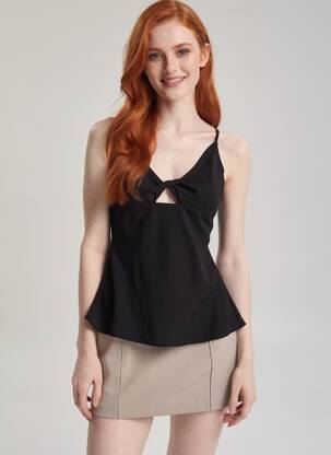 Top negru ONLY femeie