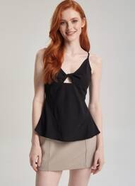 Top negru ONLY femeie