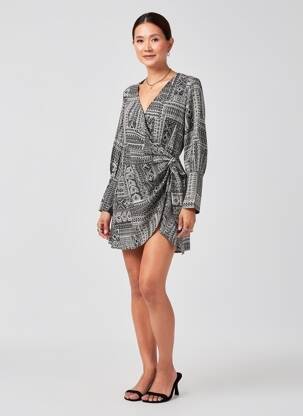 Rochie midi negru MOLLY BRACKEN femeie