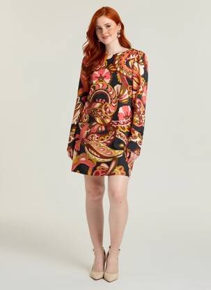 Rochie scurtă roz MANGO femeie