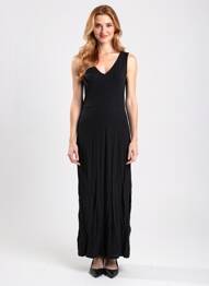 Rochie lungă negru STREET ONE femeie