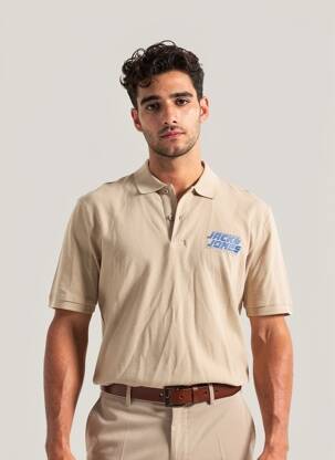 Polo gri JACK & JONES bărbat