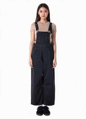 Salopetă-pantalon negru HAILYS femeie