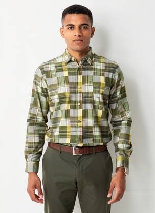 Cămașă cu mâneci lungi verde SCOTCH & SODA bărbat