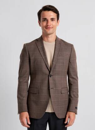 Sacou maro JACK & JONES bărbat