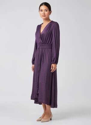 Rochie midi violet MORGAN femeie