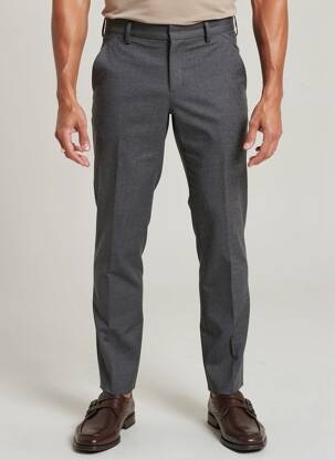 Pantalon drept gri PLAIN bărbat
