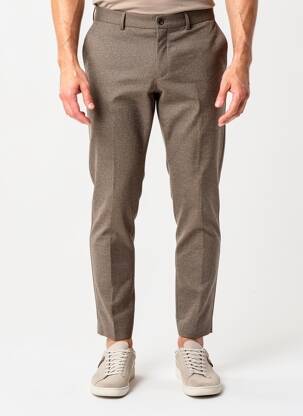 Pantalon slim maro PLAIN bărbat