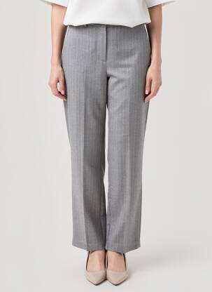 Pantalon drept gri SELECTED femeie