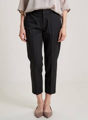 Pantalon 7/8 negru MANGO femeie
