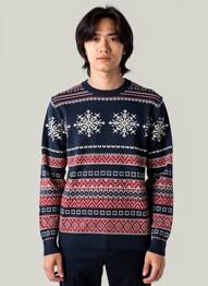 Pulover albastru JACK & JONES bărbat