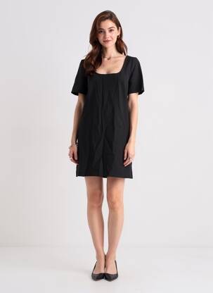 Rochie scurtă negru MANGO femeie