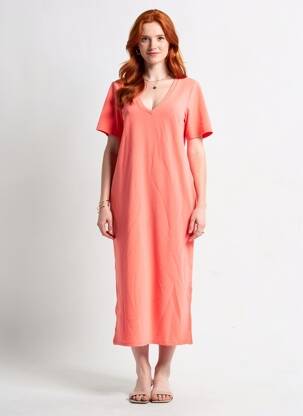 Rochie scurtă portocalie VERO MODA femeie