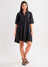 Rochie scurtă negru MANGO femeie