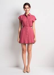 Rochie scurtă roșu NAF NAF femeie