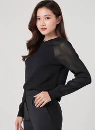 Top negru NAF NAF femeie