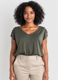 Top verde STREET ONE femeie