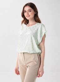 Cămașă verde VERO MODA femeie