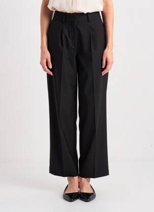 Pantalon drept negru ASTRID BLACK LABEL femeie