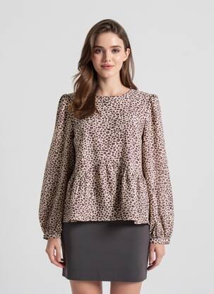 Top alb JACQUELINE DE YONG femeie