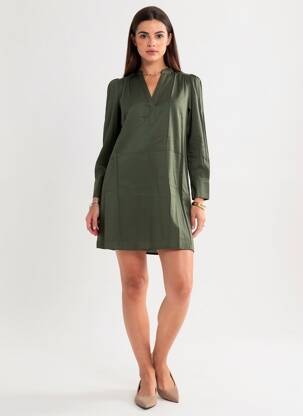 Rochie scurtă verde SELECTED femeie