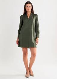 Rochie scurtă verde SELECTED femeie