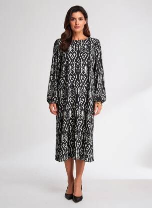 Rochie midi negru FREE/QUENT femeie