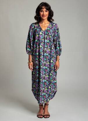 Rochie midi violet NUMPH femeie