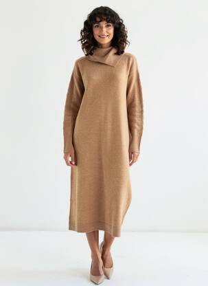 Rochie lungă maro ESPRIT femeie