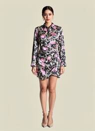 Rochie scurtă violet MORGAN femeie