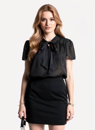 Tricou negru MULTIPLES femeie