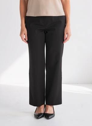 Pantalon drept negru MULTIPLES femeie