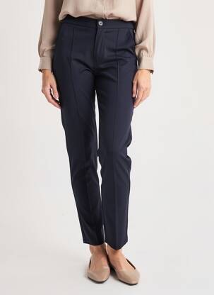 Pantalon slim albastru MULTIPLES femeie