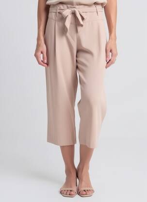 Pantalon 7/8 bej MULTIPLES femeie
