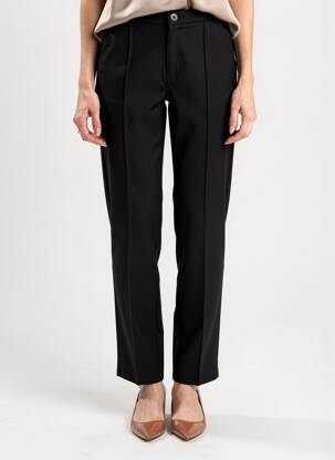Pantalon drept negru MULTIPLES femeie
