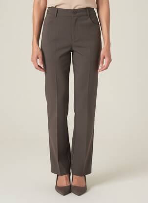 Pantalon drept maro MULTIPLES femeie