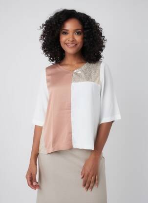 Tricou alb MULTIPLES femeie
