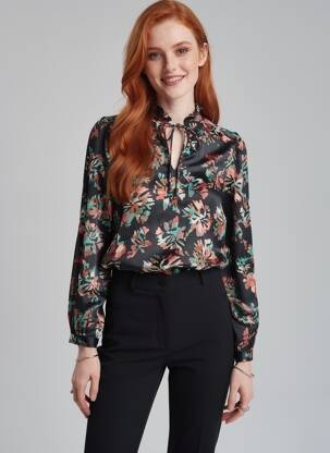Cămașă croială dreaptă negru VERO MODA femeie