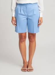 Șort croială dreaptă albastru PIECES femme