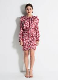 Rochie scurtă roșu MORGAN femme