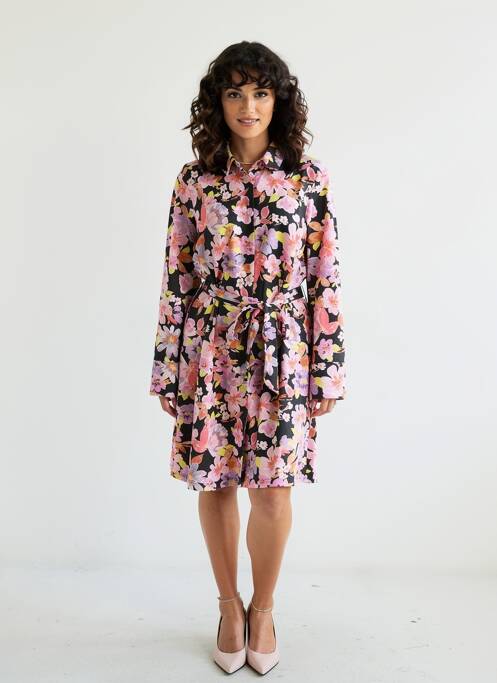 Rochie midi guler rotund roz VERO MODA femme