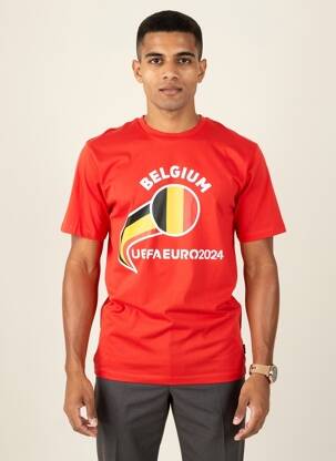 Tricou croială dreaptă mâneci scurte roșu ONLY&SONS bărbat